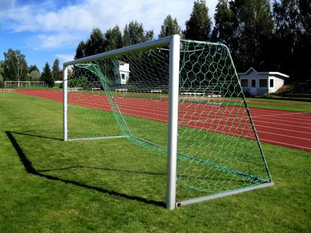 A soccer goal